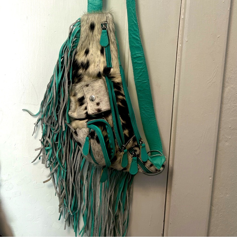 Fringe Fanny pack/cross body purse